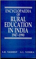 Cover of: Encyclopaedia of rural education in India, 1947-1990