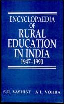 Encyclopaedia of rural education in India, 1947-1990 by S. R. Vashist