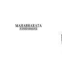 Cover of: Mahabharata in performance by Manohar Laxman Varadpande