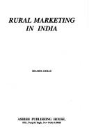 Cover of: Rural marketing in India by Ahmad, Shamim., Ahmad, Shamim.