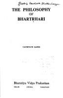 Cover of: The Philosophy of Bhartr̥hari
