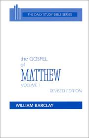 Cover of: The Daily Study Bible  by William L. Barclay