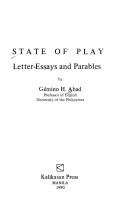 Cover of: State of play | GeМЃmino H. Abad