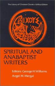 Cover of: Spiritual and Anabaptist Writers