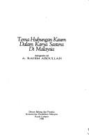 Cover of: Tema hubungan kaum dalamkarya sastera di Malaysia