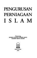Front cover of Pengurusan perniagaan Islam by Unknown