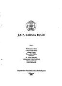 Cover of: Tata bahasa Bugis