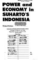 Cover of: Power and economy in Suharto's Indonesia