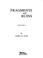 Cover of: Fragments and ruins