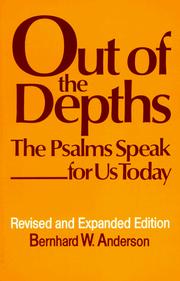 Cover of: Out of the Depths | Bernhard W. Anderson