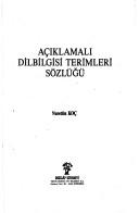 Cover of: Açıklamalı dilbilgisi terimleri sözlüğü by Nurettin Koç