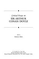 Cover of: Critical essays on Sir Arthur Conan Doyle by edited by Harold Orel.