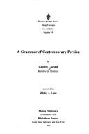 Cover of: A grammar of contemporary Persian by Gilbert Lazard