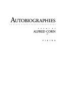 Cover of: Autobiographies by Alfred Corn