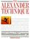Cover of: The Alexander Technique