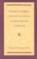 Cover of: Thomas Hobbes by J. P. Sommerville