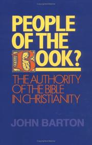 Cover of: People of the book? by Barton, John, Barton, John