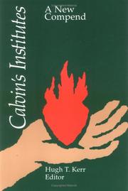 Cover of: Calvin's institutes by Jean Calvin