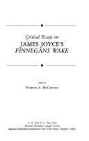 Cover of: Critical essays on James Joyce's Finnegans wake