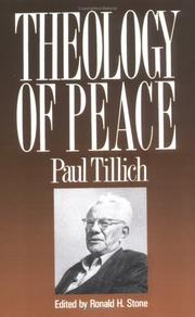 Cover of: Theology of peace