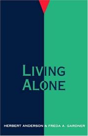 Cover of: Living alone by Herbert Anderson