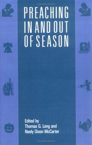 Cover of: Preaching in and out of season