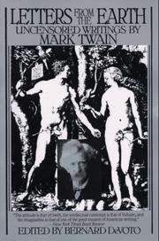 Cover of: Letters from the Earth by Mark Twain