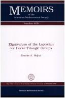 Cover of: Eigenvalues of the Laplacian for Hecke triangle groups