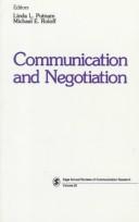 Cover of: Communication and negotiation
