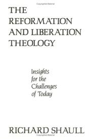 Cover of: The reformation and liberation theology: insights for the challenges of today