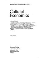 Cover of: Cultural economics