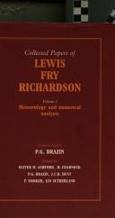 Cover of: Collected papers of Lewis Fry Richardson