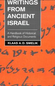 Cover of: Writings from Ancient Israel: A Handbook of Historical and Religious Documents