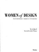 Cover of: Women of design: contemporary American interiors