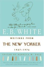 Cover of: Writings from The New Yorker 1927-1976 by E. B. White