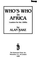 Cover of: Who's Who in Africa by Alan Rake