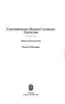 Cover of: Contemporary Marxist literary criticism