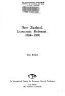 Cover of: New Zealand: economic reforms, 1984-1991