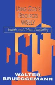 Cover of: Using God's resources wisely by Walter Brueggemann