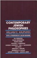 Cover of: Contemporary Jewish philosophies