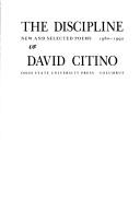Cover of: The discipline by David Citino