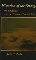Cover of: Historian of the strange: Pu Songling and the Chinese classical tale
