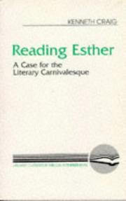 Cover of: Reading Esther: a case for the literary carnivalesque