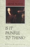 Is It Painful to Think? by David Rothenberg