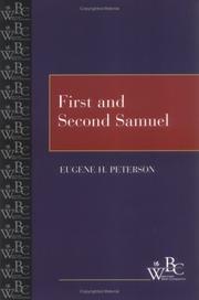 Cover of: First and Second Samuel