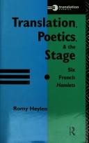 Cover of: Translation, poetics and the stage | Romy Heylen