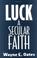 Cover of: Luck, a secular faith