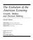 Cover of: The evolution of the American economy