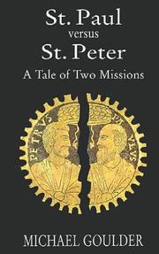 Cover of: St. Paul versus St. Peter by M. D. Goulder