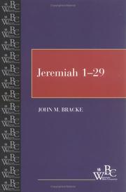 Cover of: Jeremiah 1-29